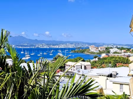 trois-ilets : appt t2 - meublé - vue mer