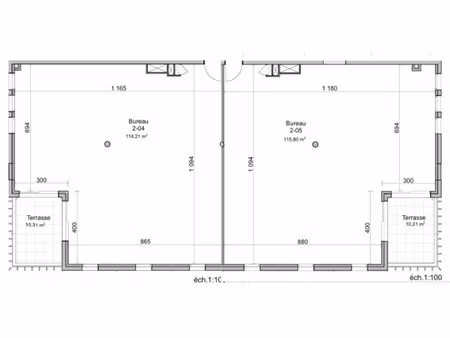 location locaux professionnels 1 pièce 292 m² à montpellier (34000)  4 258 €