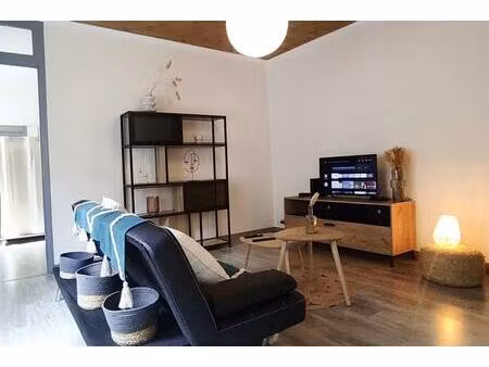 appartement - rdc - 41.3 m2 - 2 pièces - meublé