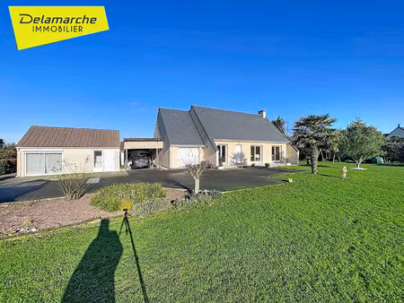 a vendre maison tourneville sur mer  lingreville maison plain pied + gite 6 pièces