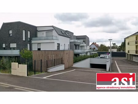 mittelhausbergen : parking en sous-sol 24m²