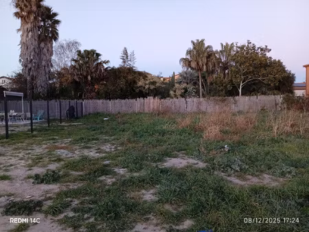 achat terrain 562m² villelongue de la salanque 66410