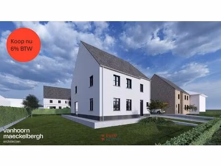 nieuwe verkaveling in een groene en rustige omgeving te westende – aankoop mogelijk aan 6%