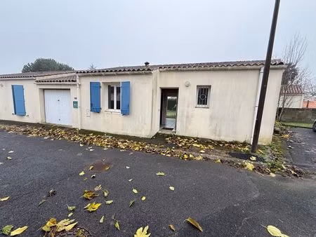 vente maison 2 pièces 52 m² échillais (17620)