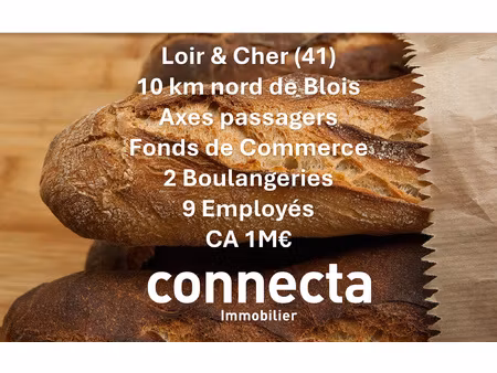 boulangerie-pâtisserie à vendre nord de blois (41)  sur le