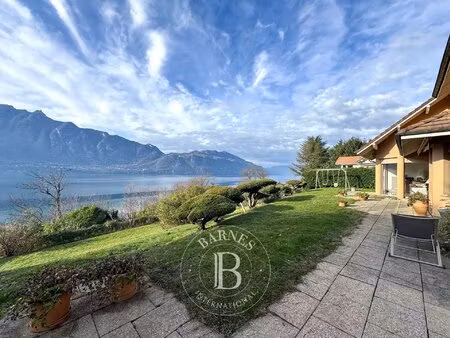barnes aix-les-bains - tresserve - villa avec vue panoramique - jardin - 4 chambres