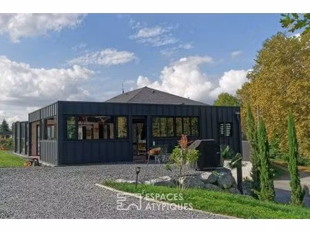 maison contemporaine d'exception face aux pyrénées