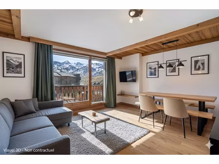 vente appartement 3 pièces 58.47 m² à val thorens (73440)  849 000 €