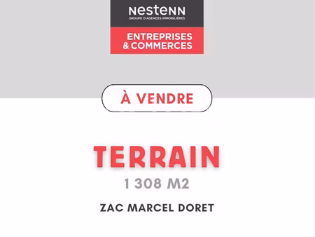 vente terrain 1308 m² à calais (62100)  160 000 €