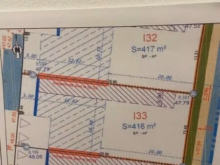 terrain constructible 416 m2 plescop 150000