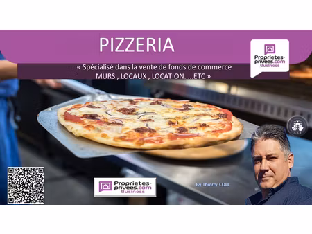 bron - restaurant pizzeria 30 couverts avec terrasse