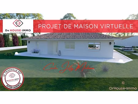vente terrain 725 m² à reignac (33860)  26 000 €