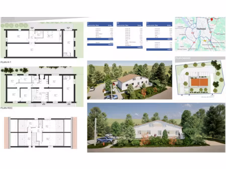 bureaux en 1 ere ligne au calme situation privilégiée parkings jardin