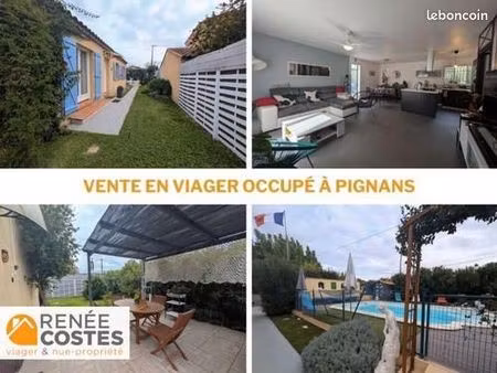 maison en viager 4 pièces 75 m²