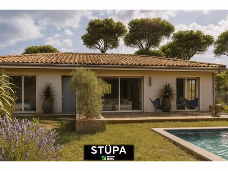 vente maison 101 m² à brach (33480)  308 000 €