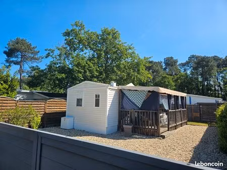 mobil-home équipé +parcelle constructible