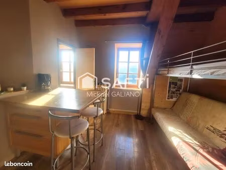 studio 2 pièces 21 m²