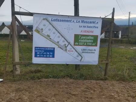 terrain viabilisé bien exposé