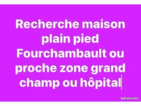 recherche pour acheter maison plain pied