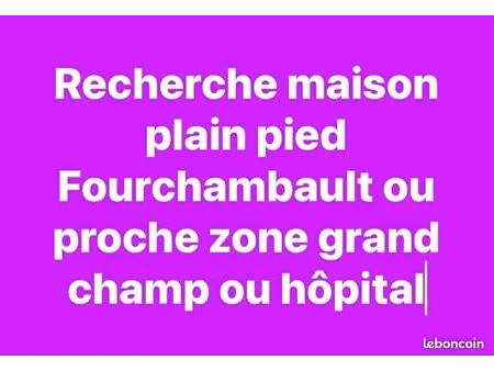 recherche pour acheter maison plain pied