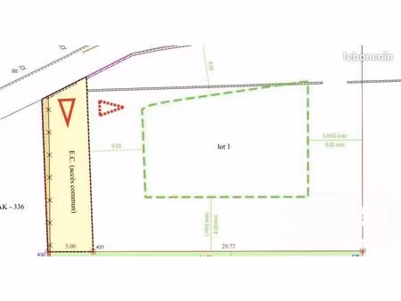 terrain 700 m² rivesaltes