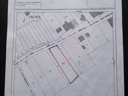 vends terrain constructible