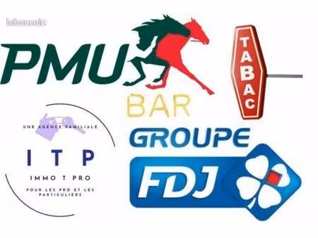 bar  fdj  pmu  tabac 100 m² ouistreham