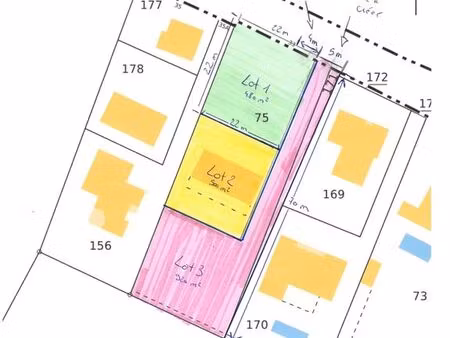 2 terrains à batir / rouffiac / castelmaurou / 480m2 et 920m2