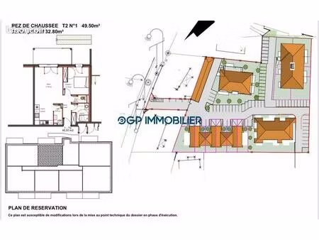 appartement 2 pièces 50 m²