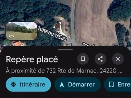 terrain constructible berbiguières 24220 - 2500m2