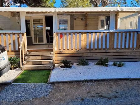 vends mobil home avec terrasse saint aygulf