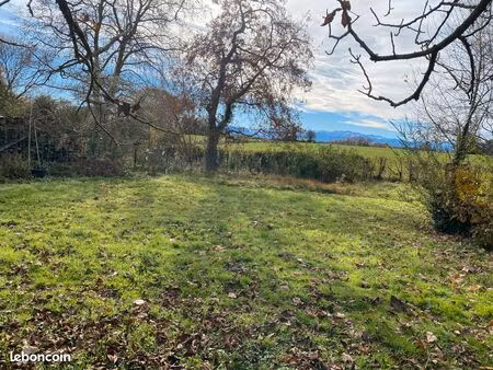 terrain 640m2 vue pyrénées