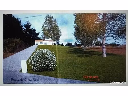 terrain 2000m² + permis de construire accepté pour cette maison individuelle de 124 45m²