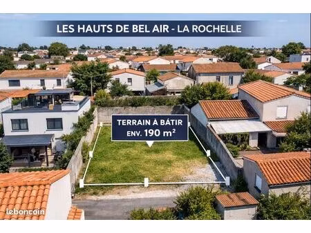 terrain 190 m² la rochelle