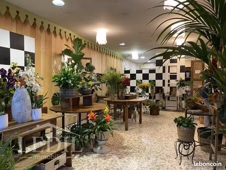 commerce fleuriste 80 m²