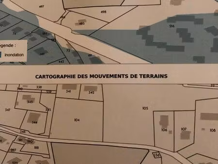 grande et belle surface de terrain constructible