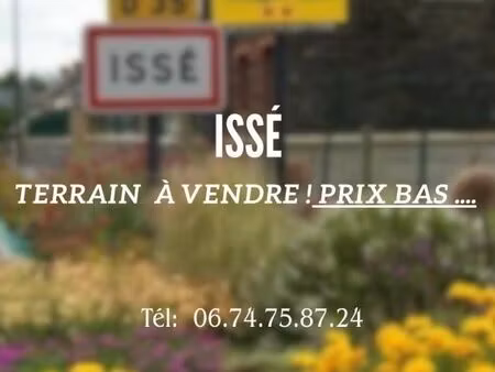 terrain 586 m² isse
