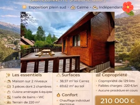 chalet barcelonnette