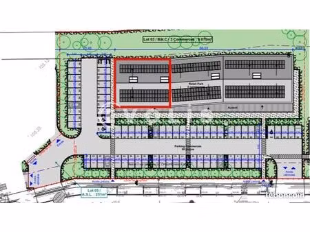 local commercial 300 m²