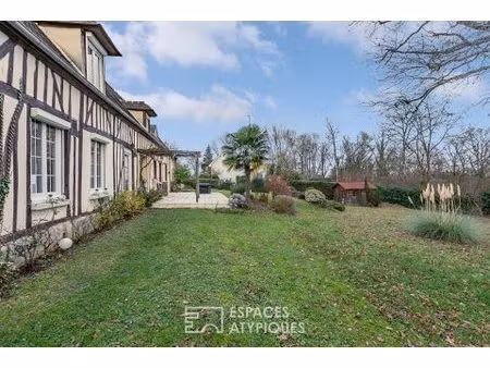 charmante longère en pierres et colombages avec jardin près de compiègne