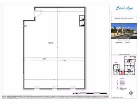 bureaux 106 m² sanary-sur-mer
