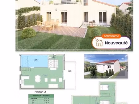 terrain 374 m² pont du chateau