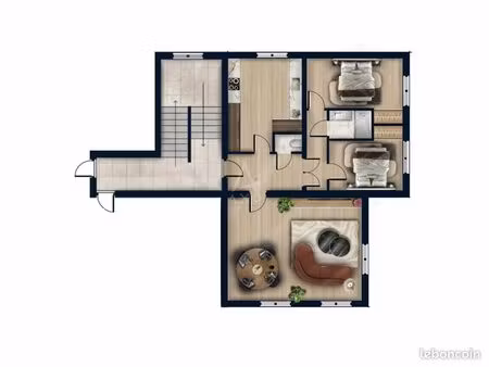 appartement 4 pièces 82 m²