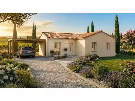 terrain avec maison neuve à vendre