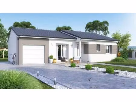 terrain avec maison neuve à vendre