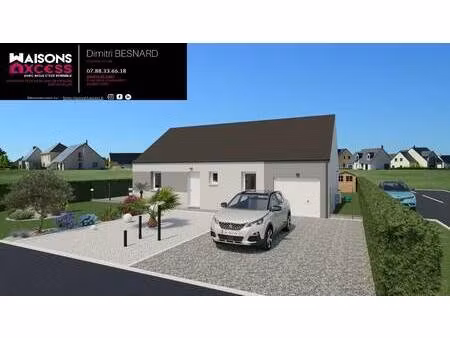 terrain avec maison neuve à vendre