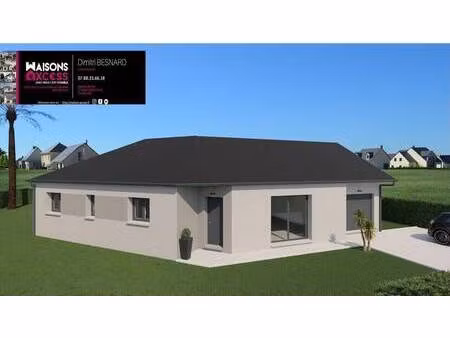 terrain avec maison neuve à vendre