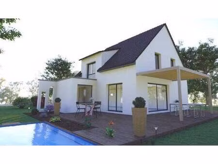 terrain avec maison neuve à vendre