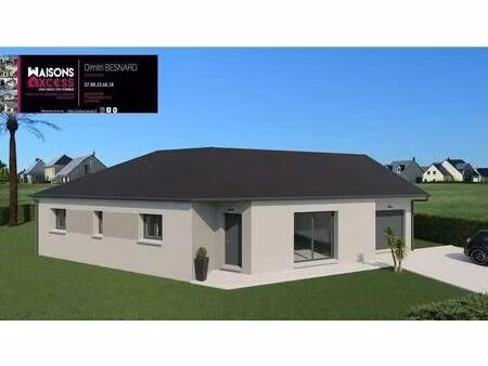 terrain avec maison neuve à vendre