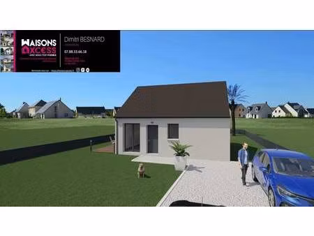 terrain avec maison neuve à vendre